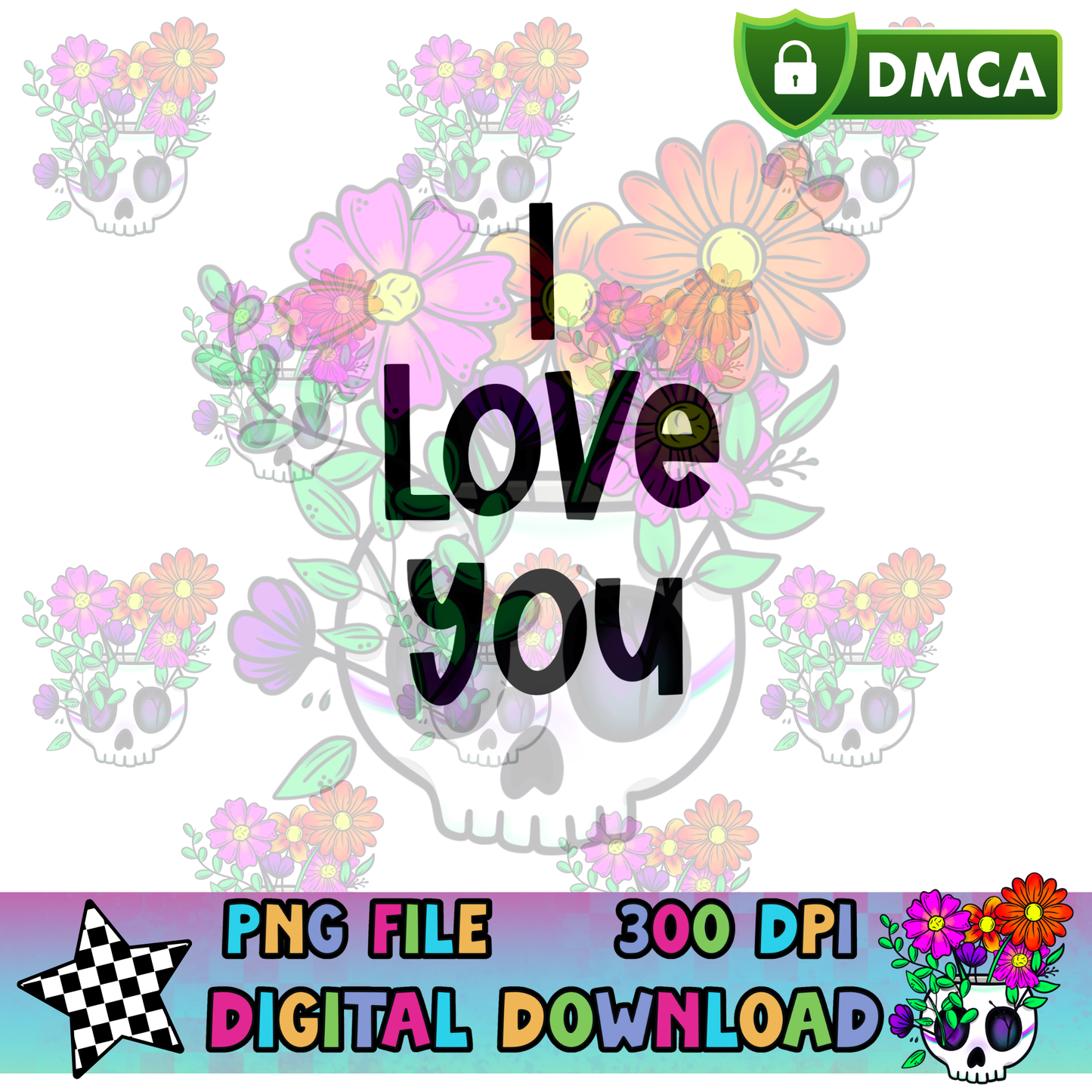 Checkered Heart Inserts - PNG