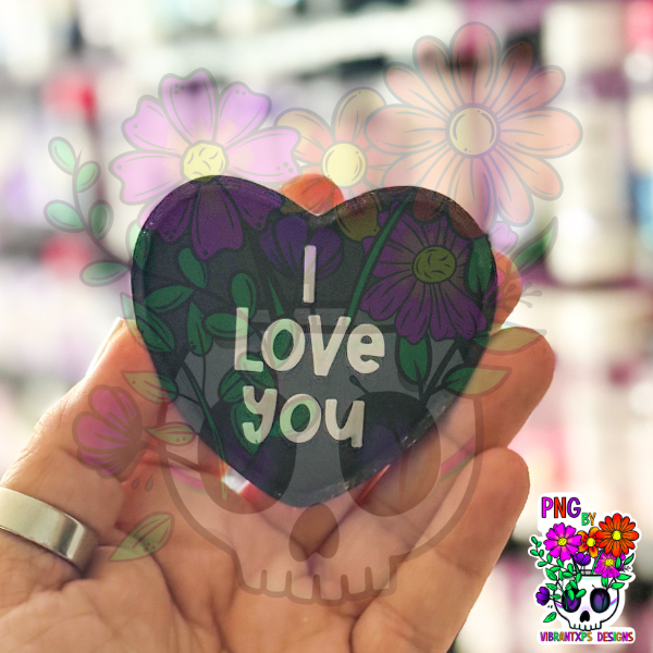 Checkered Conversation Hearts & Inserts - Freshie Mold