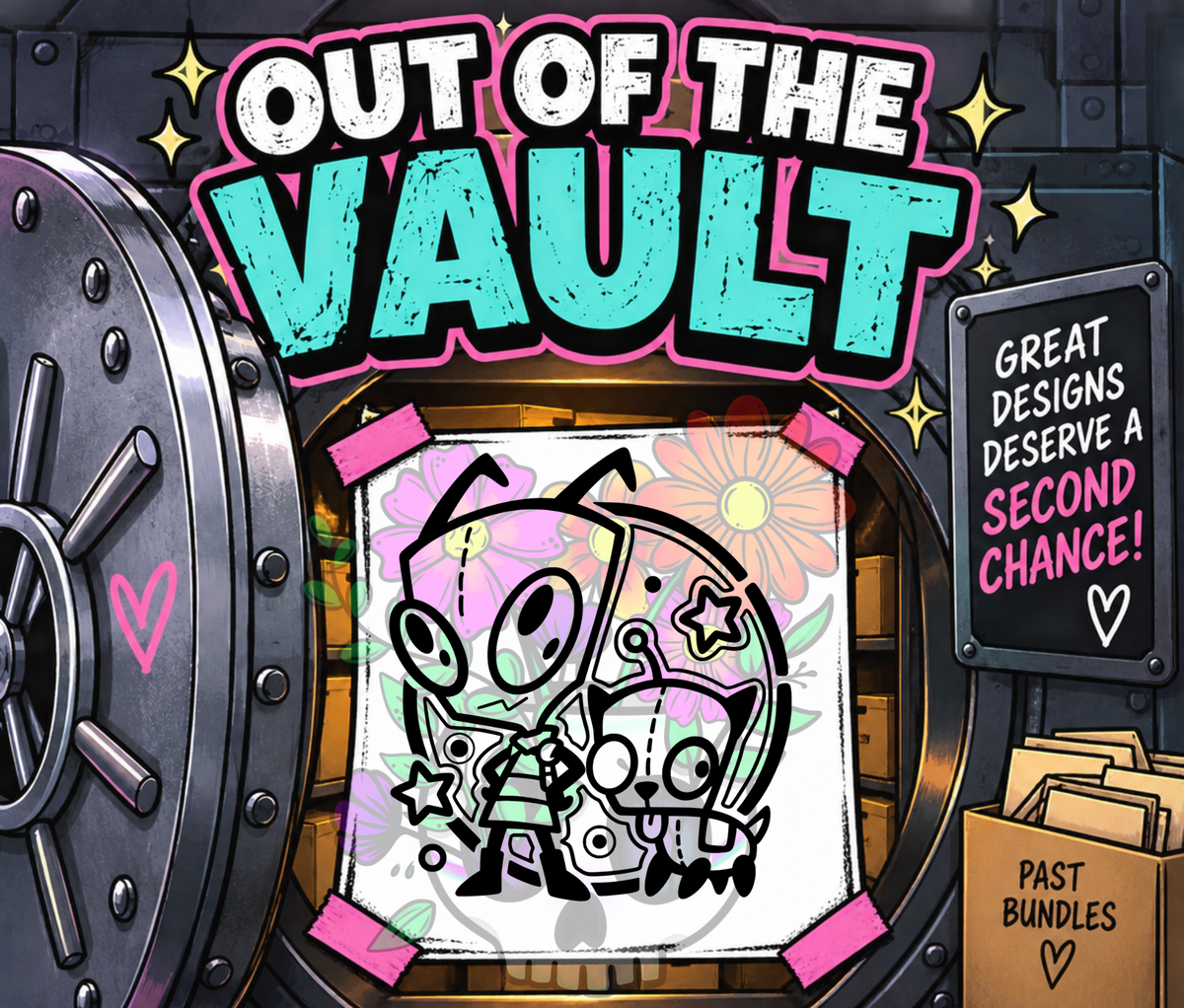 Out of the Vault - Channel Surfer Invader Zim Icon
