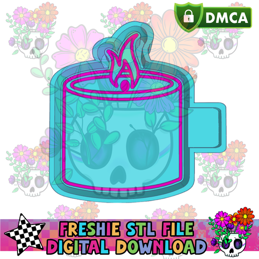 Jar Candle Mold Maker STL File