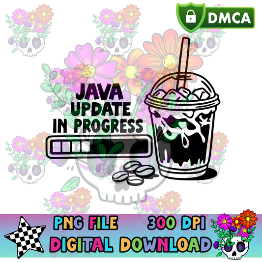 Java Update in Progress - PNG