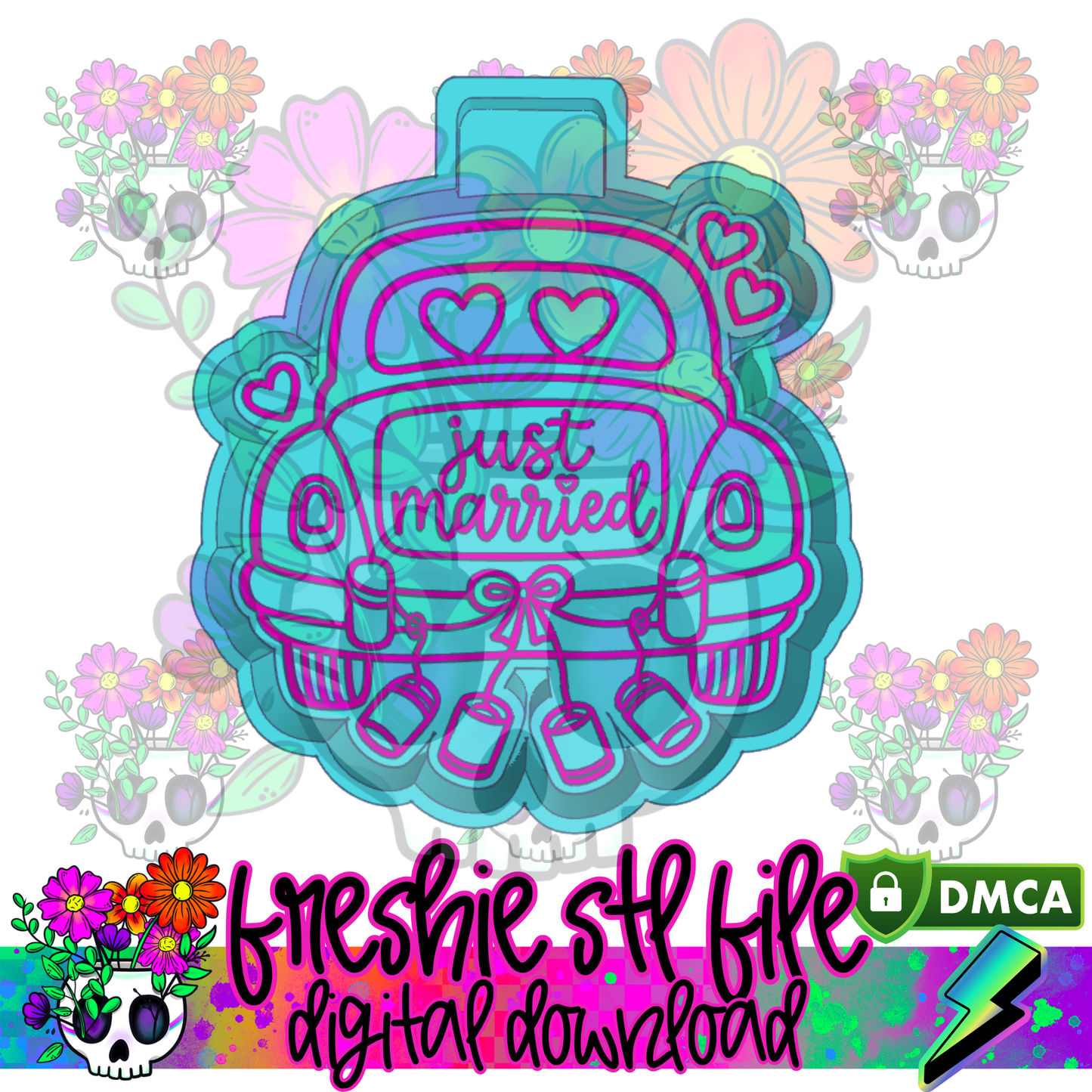 Just Married Mold Maker STL File
