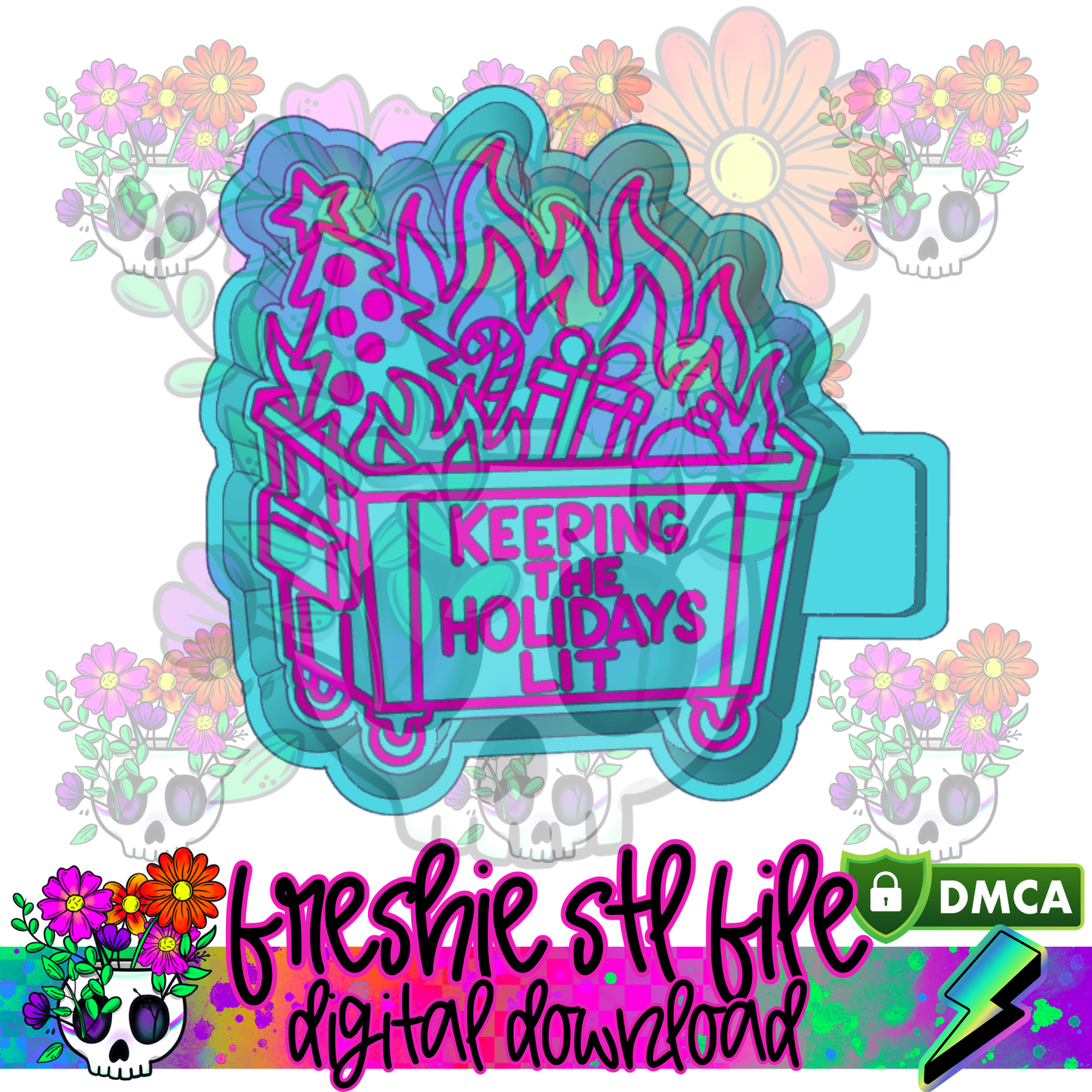 Keeping the Holidays Lit Mold Maker STL File