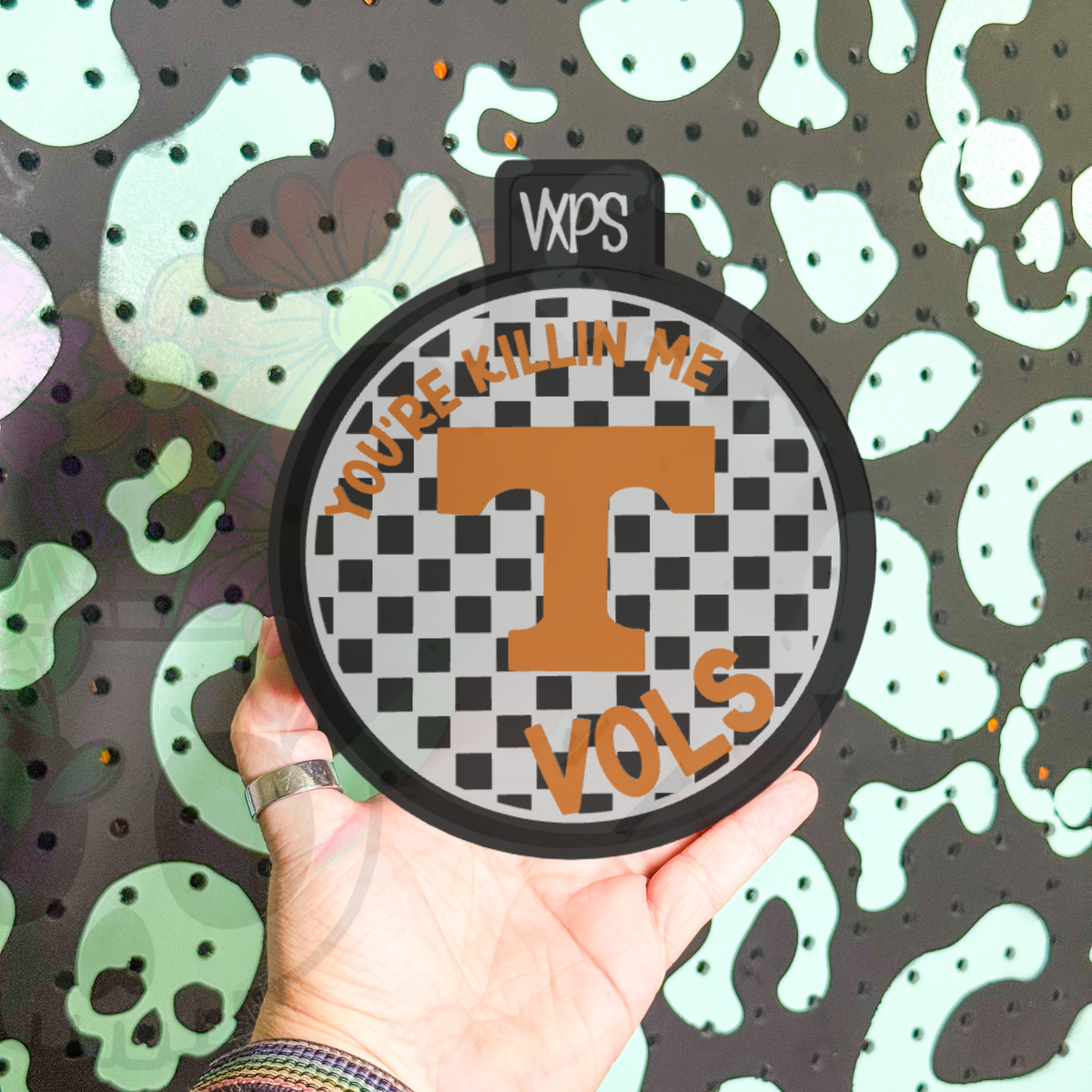You're Killin Me Checkered - Freshie Mold