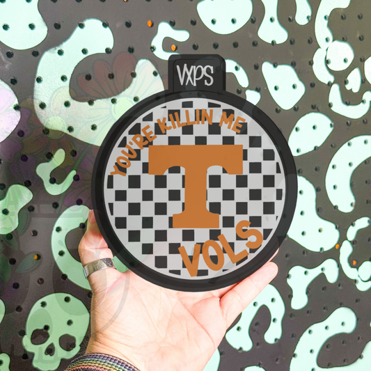 You're Killin Me Checkered - Freshie Mold