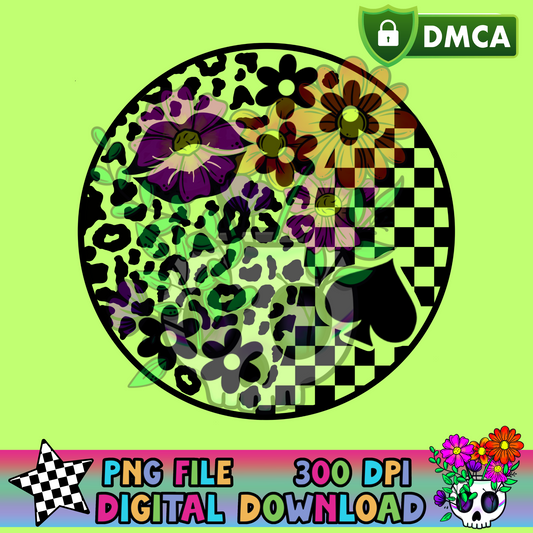 Lips Daisy Spade Circle - PNG