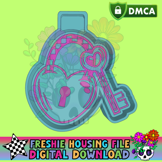 Lock and Key Mold Maker STL File