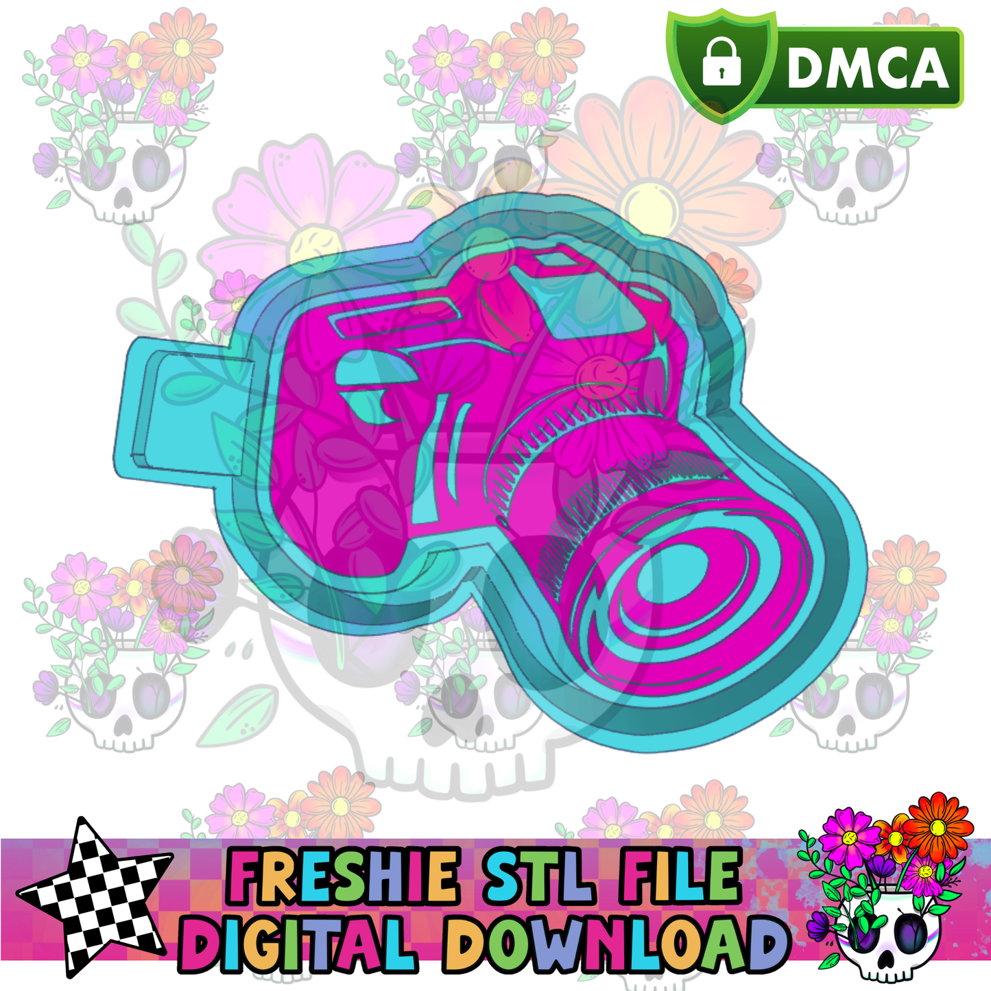 Long Lense Camera Mold Maker STL File