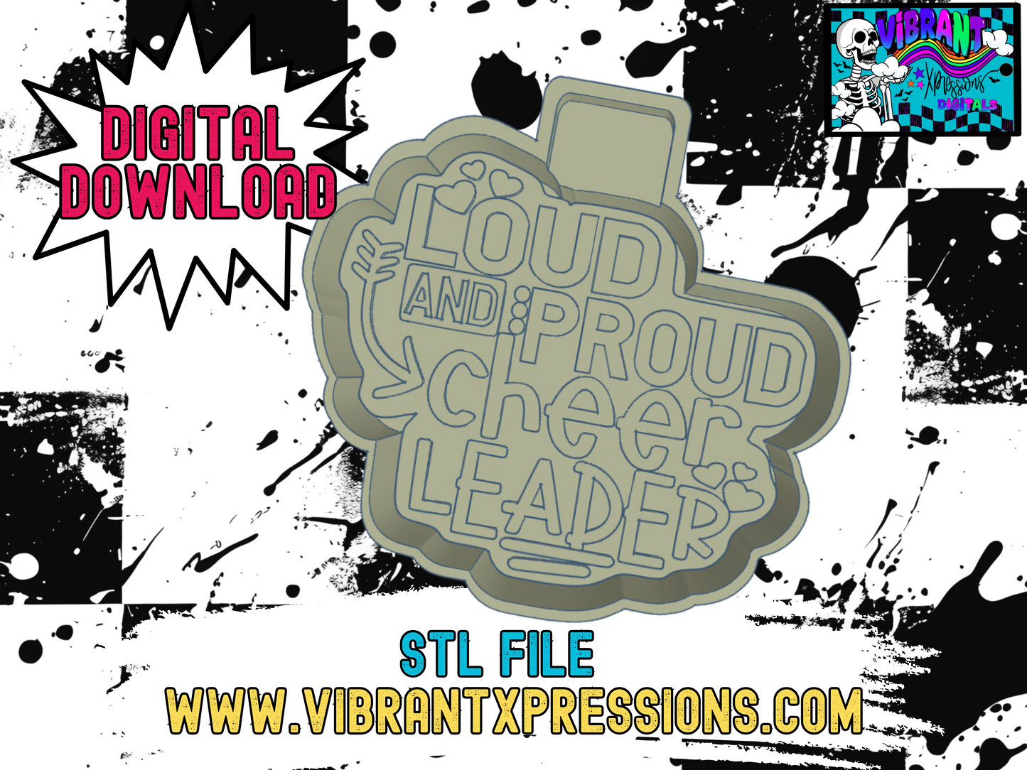 Loud and Proud Mold Maker STL File