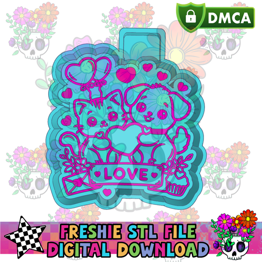 Love Animals Mold Maker STL File