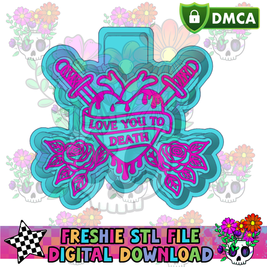 Love You to Death Mold Maker STL File