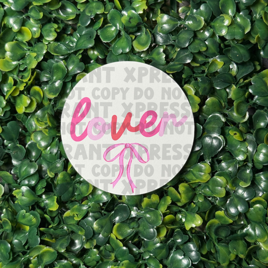 Lover - Cardstock Round