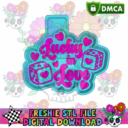 Lucky In Love Dice Mold Maker STL File