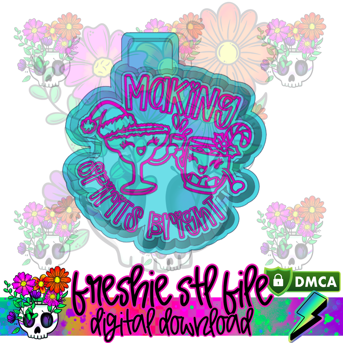 Making Spirits Bright Mold Maker STL File