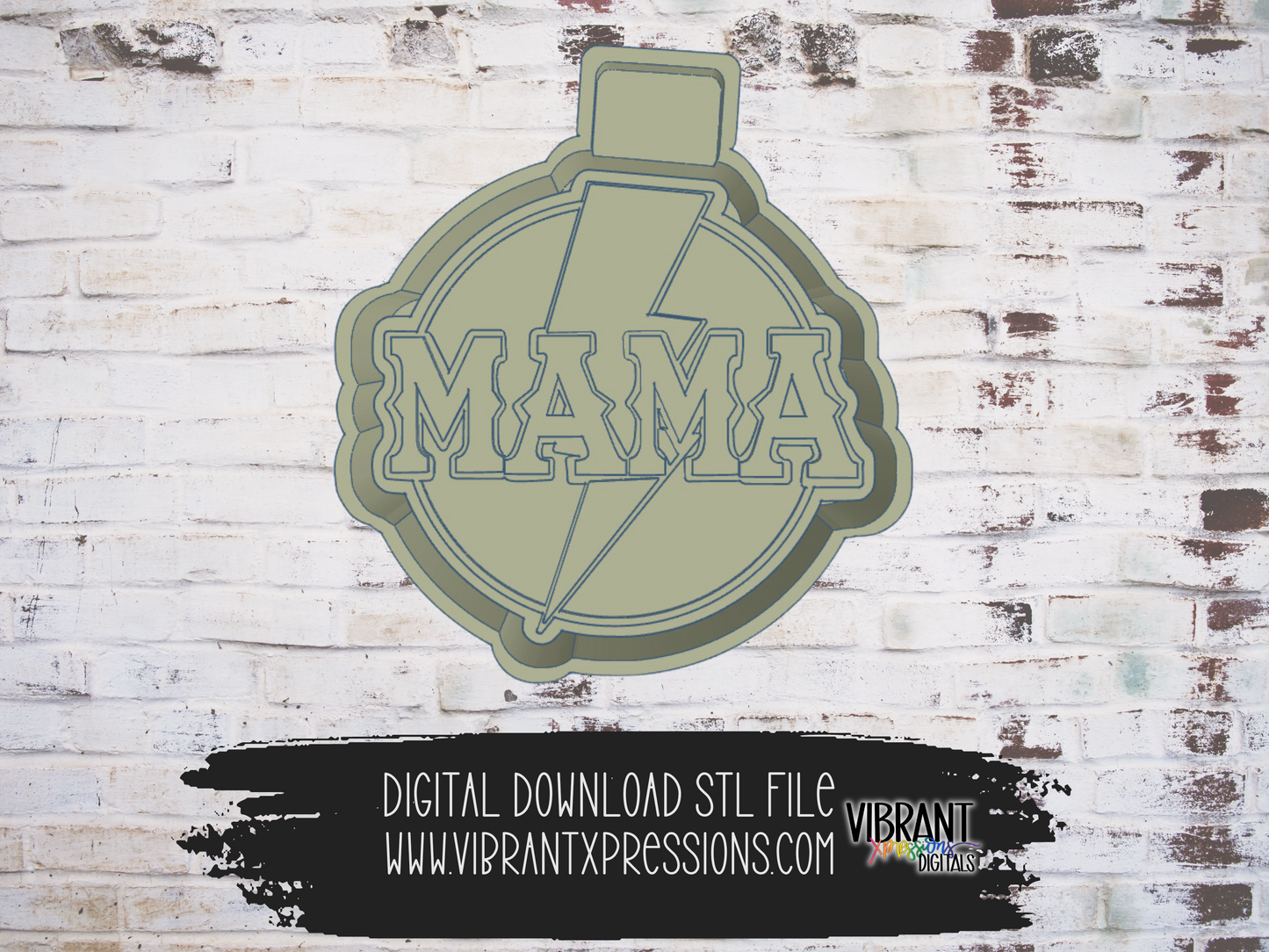 Mama Circle Bolt Mold Maker STL File