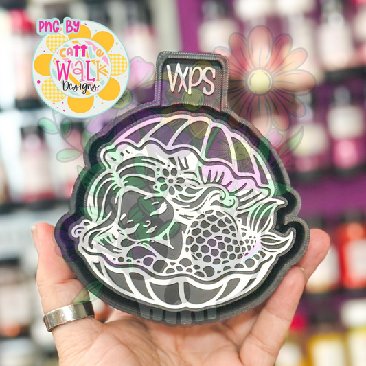 Mermaid Shell- Freshie Mold