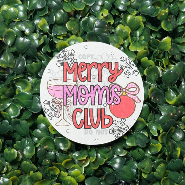 Merry Mom's Club - Cardstock
