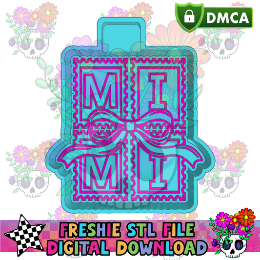 Mimi Bow Stamp Mold Maker STL File