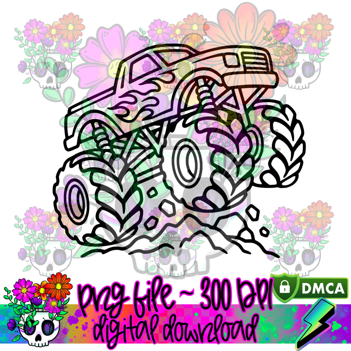 Monster Truck - PNG