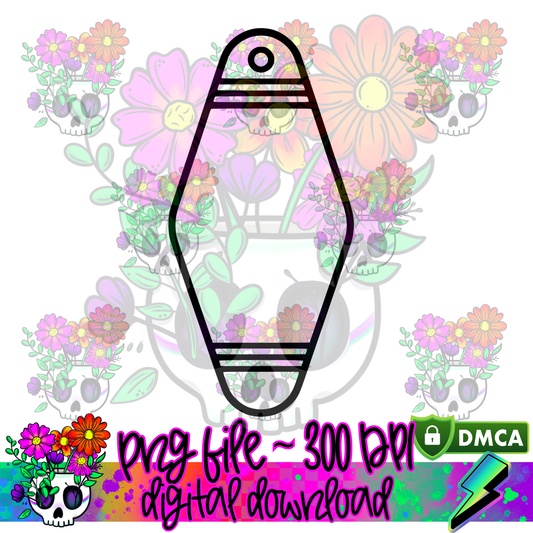Motel Keychain - PNG
