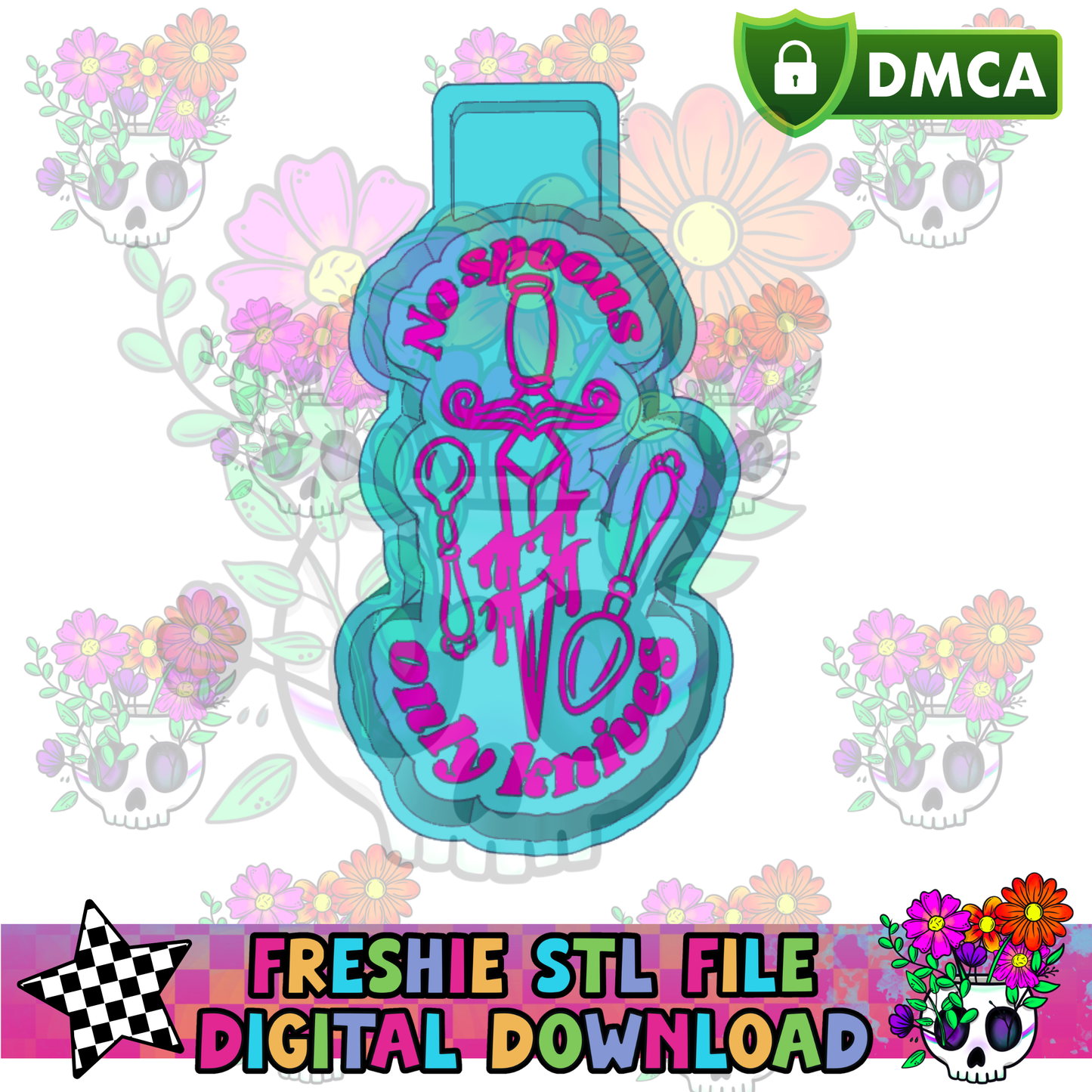 No Spoons Only Knives Mold Maker STL File