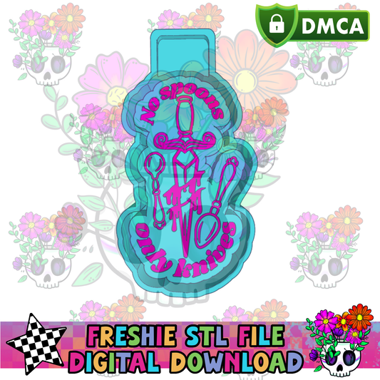 No Spoons Only Knives Mold Maker STL File