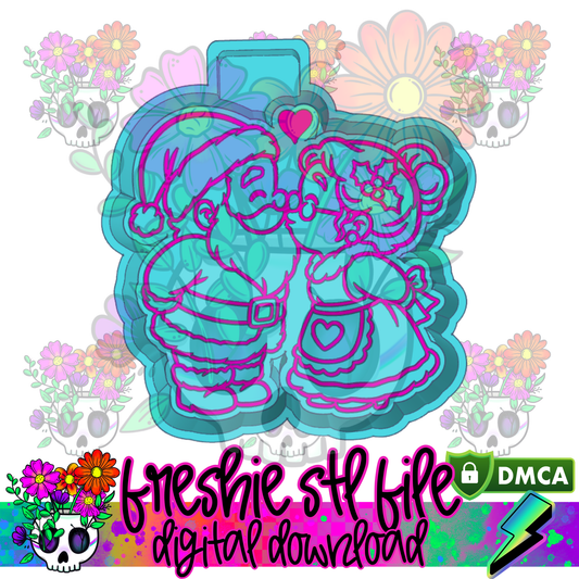 Nose Kisses Clauses Mold Maker STL File