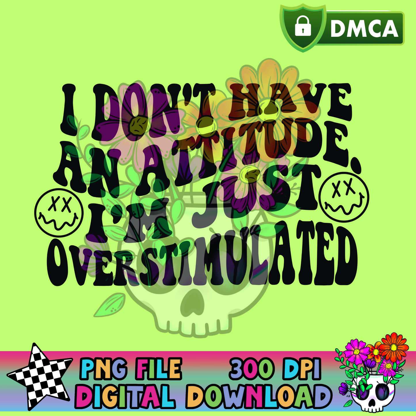 Just Overstimulated- PNG