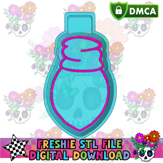 Ornament Christmas Bulb Mold Maker STL File