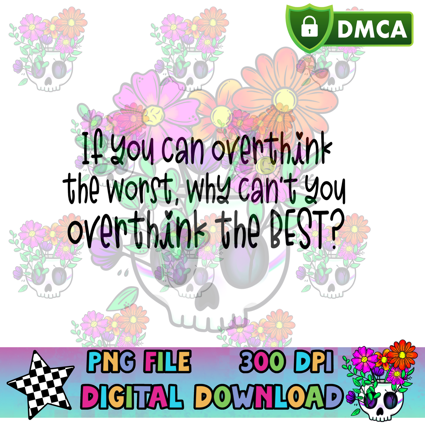Overthink the Best - PNG