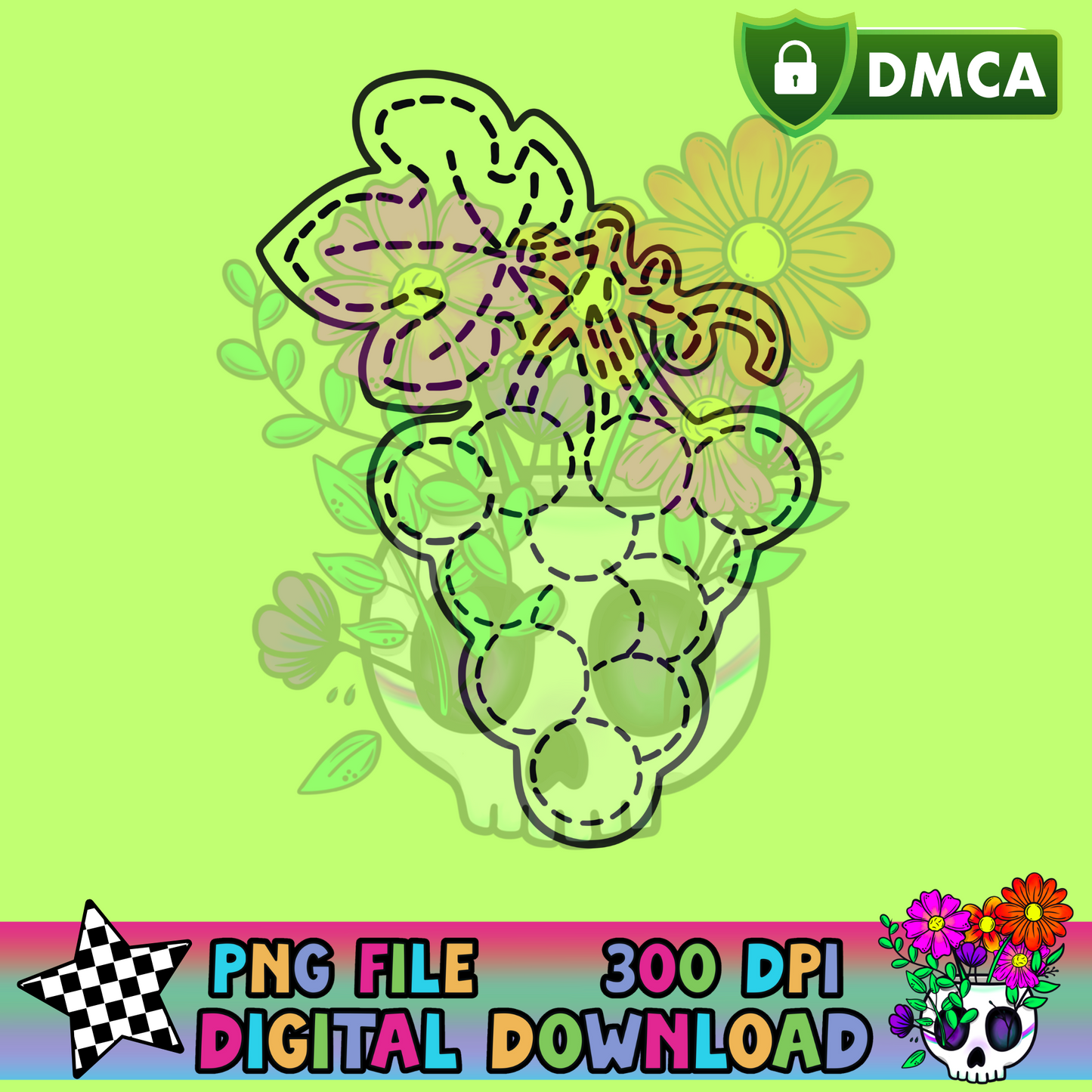 Patchwork Grapes - PNG