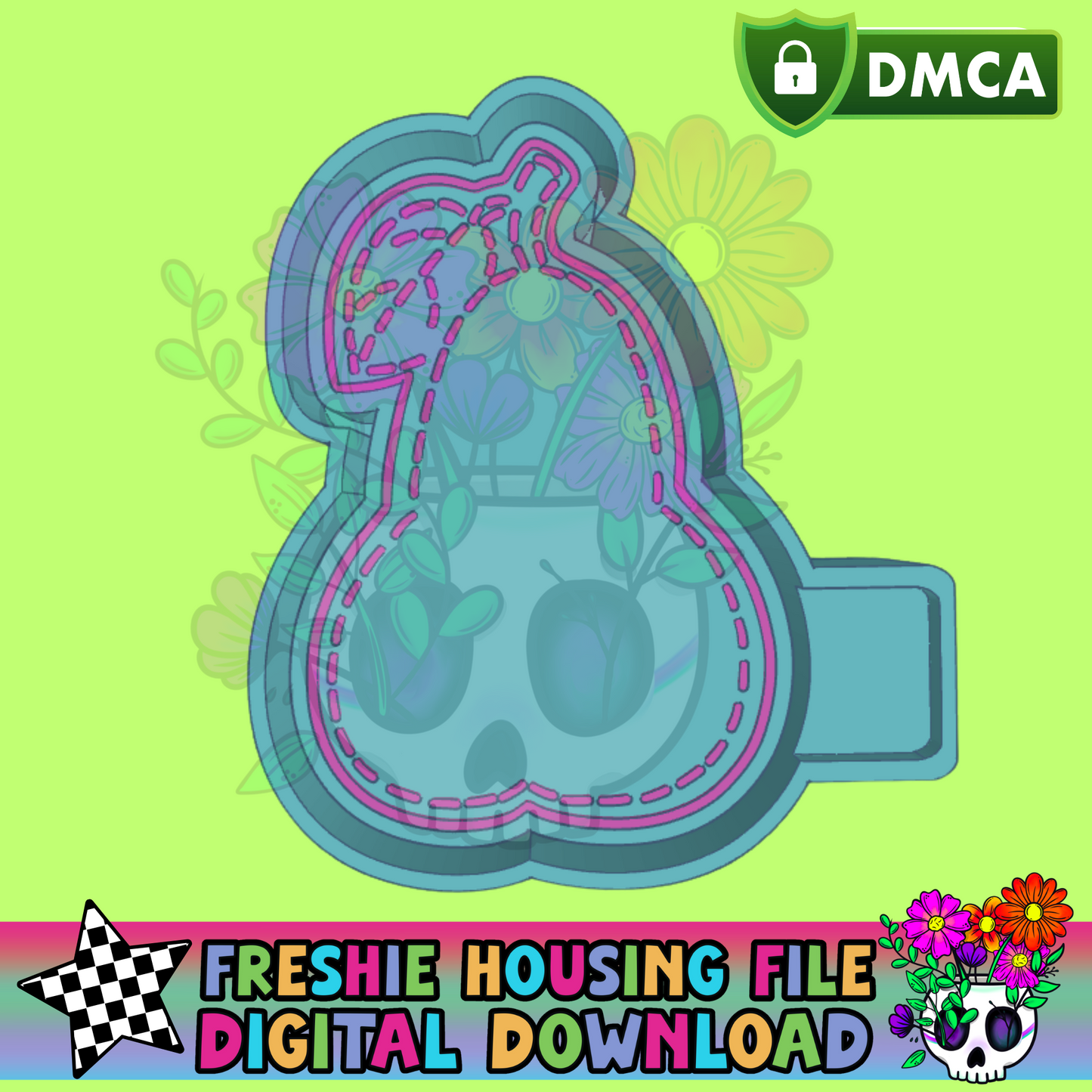 Patchwork Pear Mold Maker STL File