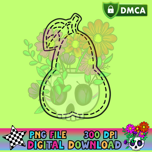 Patchwork Pear - PNG