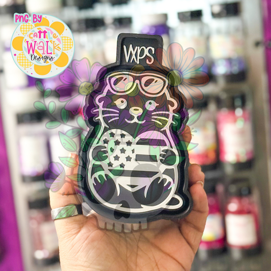 Patriotic Otter - Freshie Mold