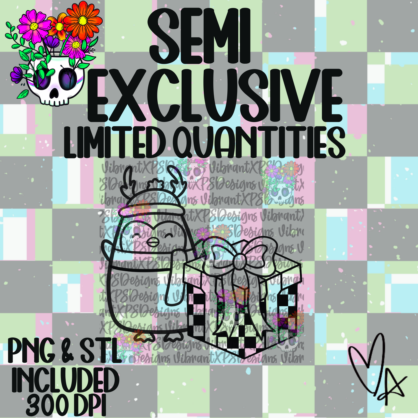 **VXP Semi Exclusive** Penguin Reindeer Present