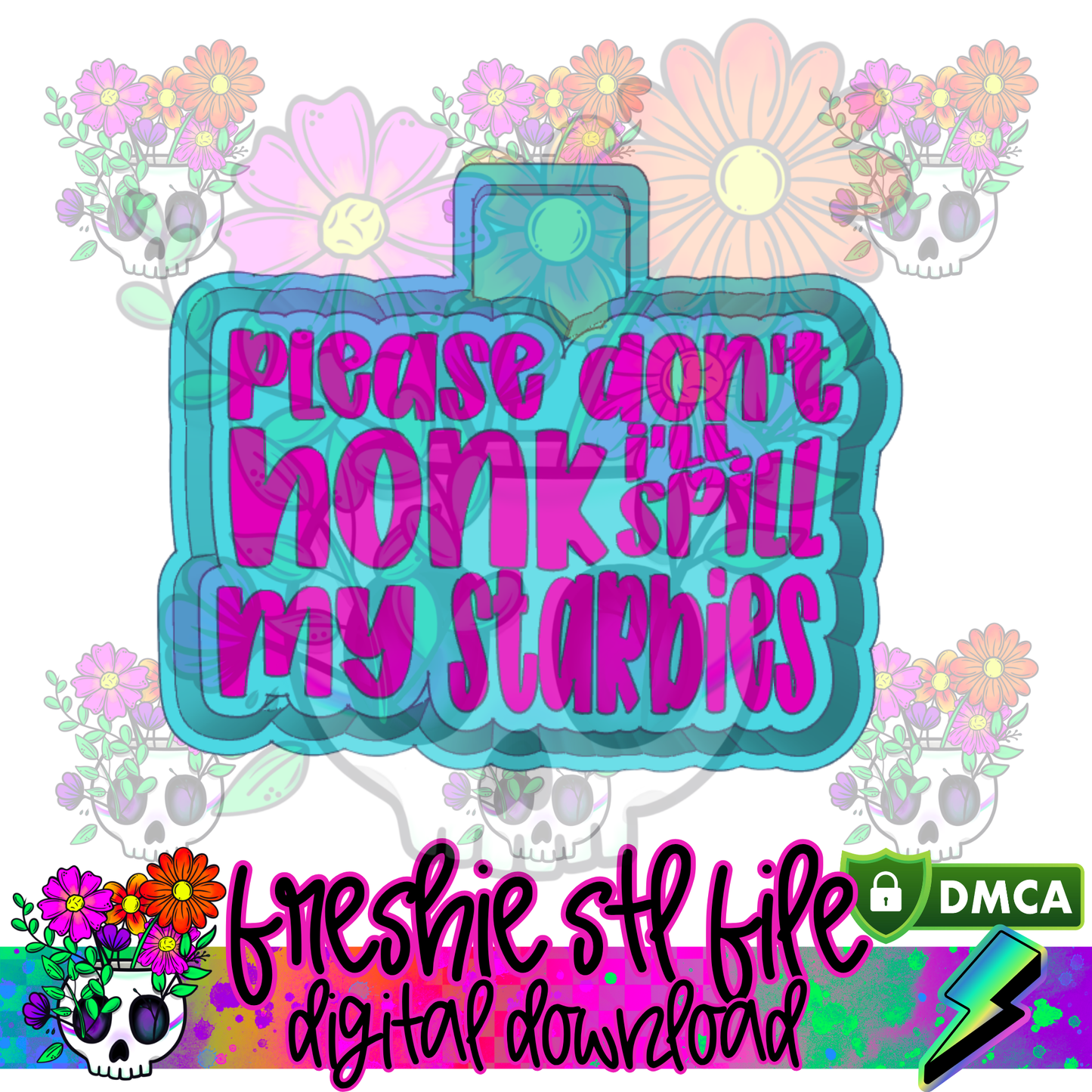 Please Don't Honk Star Mold Maker STL File