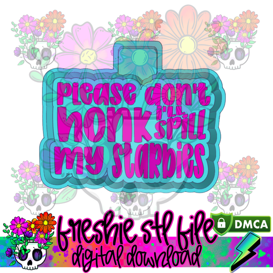Please Don't Honk Star Mold Maker STL File