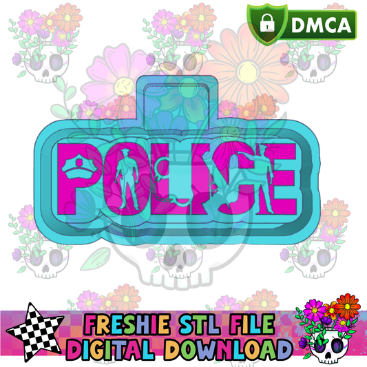 Police Housing Mold Maker STL File