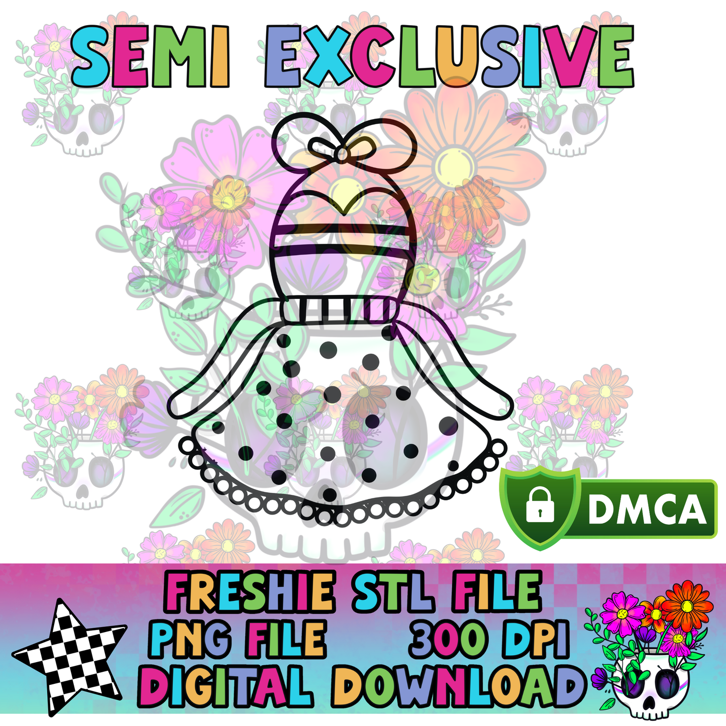 **VXP Semi Exclusive** Polka Dot Apron