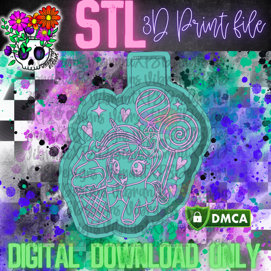 Pony Party Mold Maker STL File