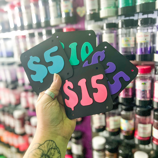 3D Printed Price Tag Display Signs