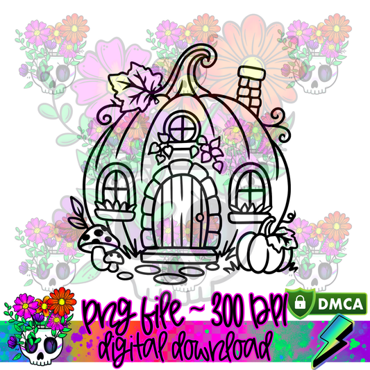 Pumpkin Cottage - PNG