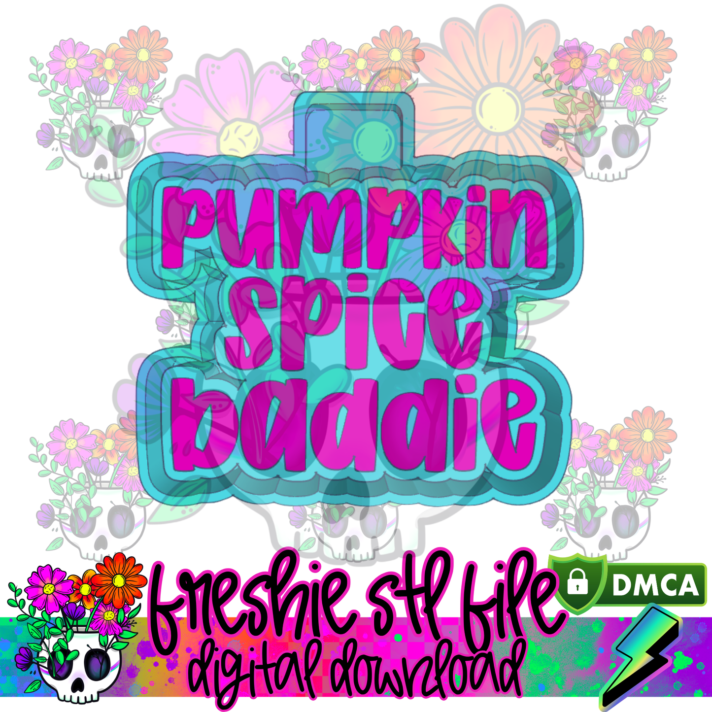 Pumpkin Spice Baddie Mold Maker STL File