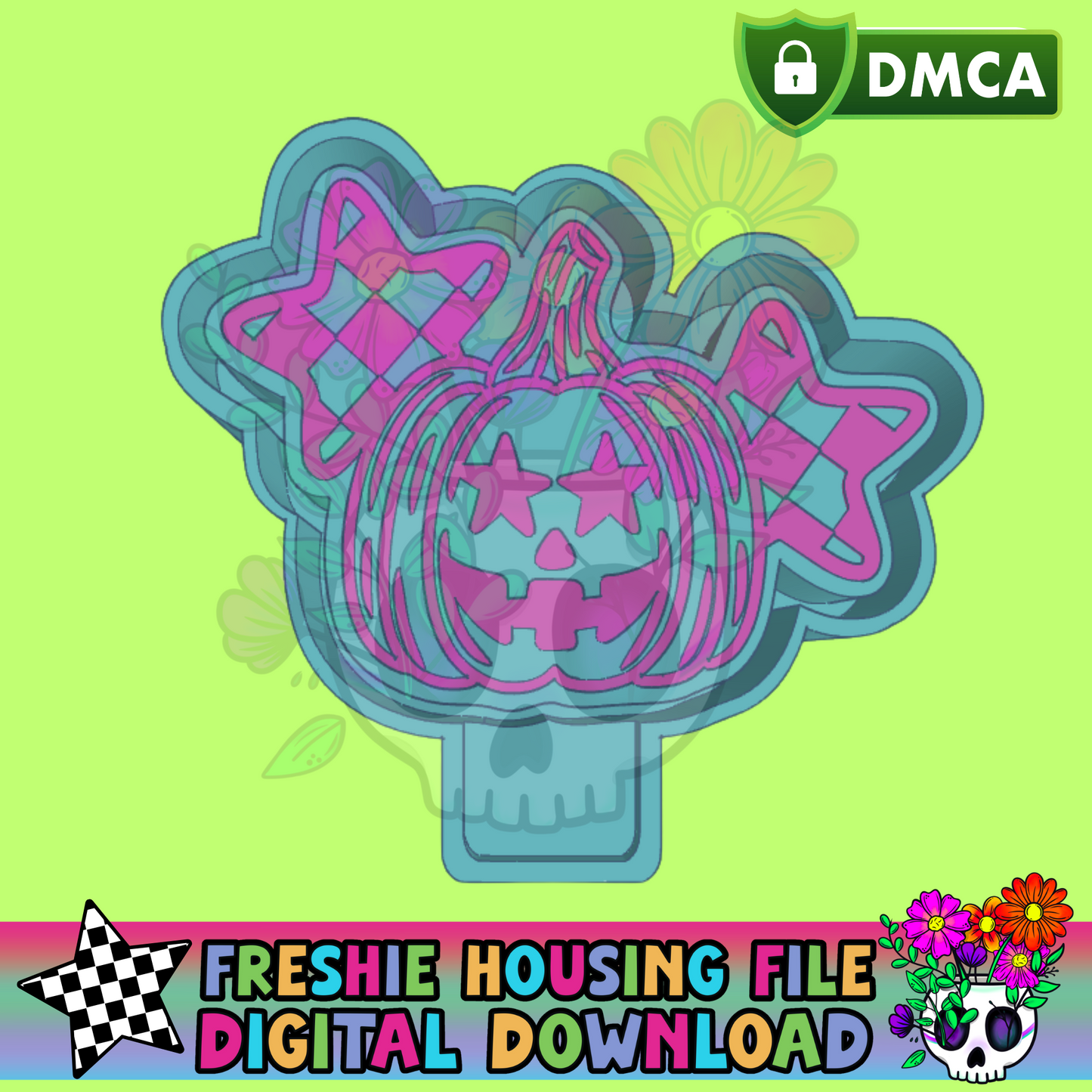 Pumpkin Stars Mold Maker STL File