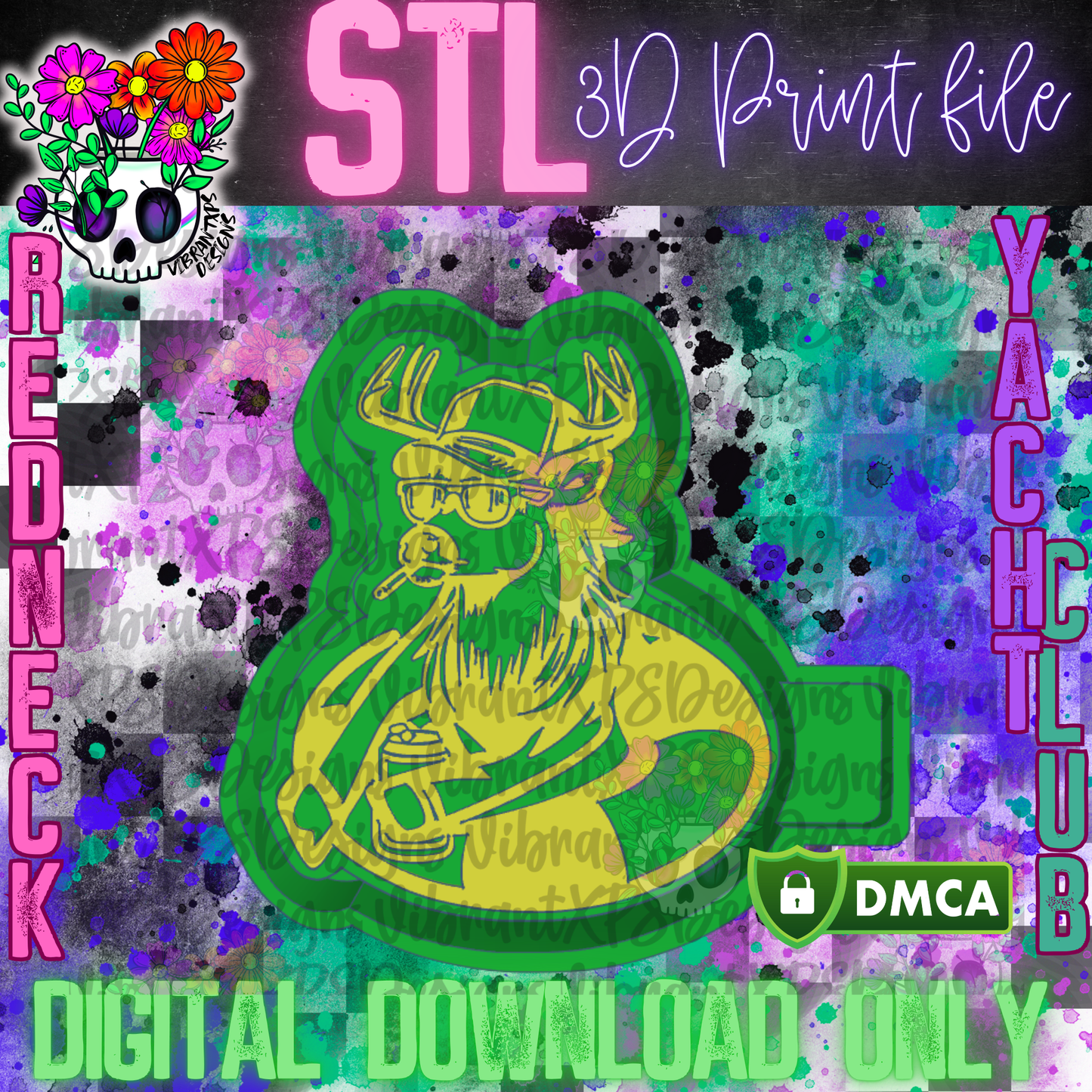 RAYC Deer Mold Maker STL File