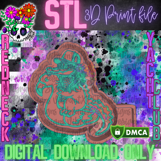 RAYC Gator Mold Maker STL File