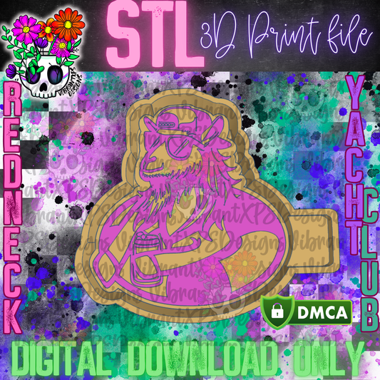 RAYC Horse Mold Maker STL File