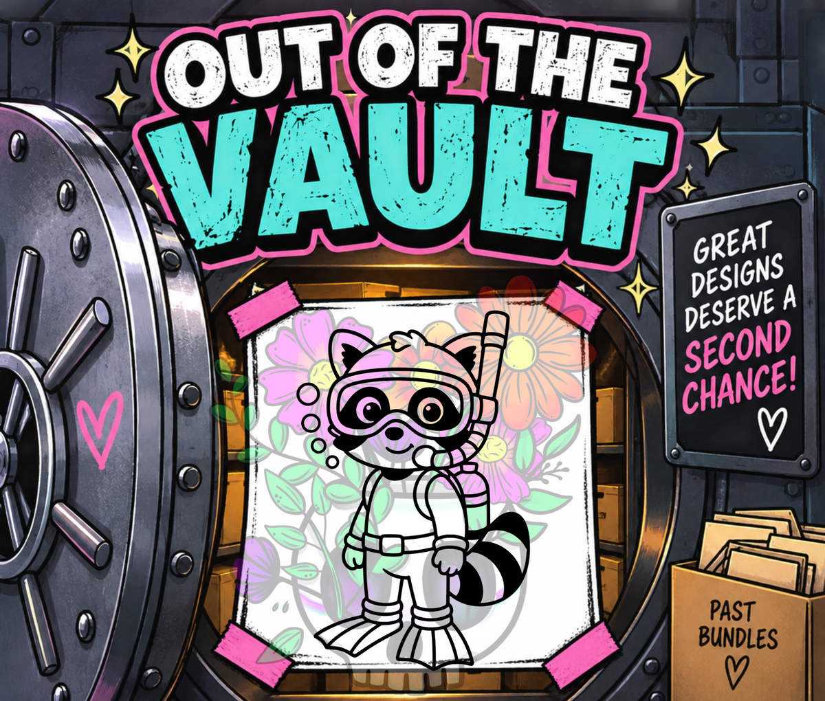 Out of the Vault - Scuba Raccoon
