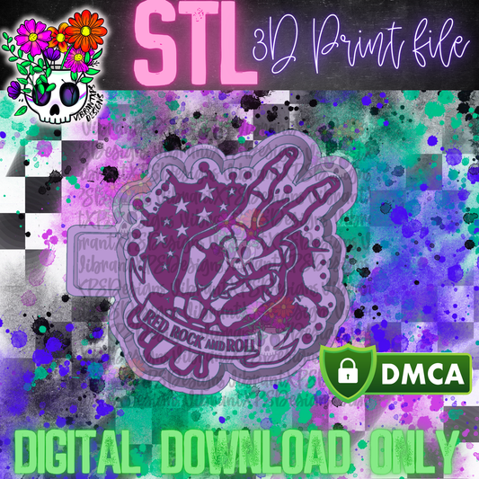 Red Rock Roll Mold Maker STL File