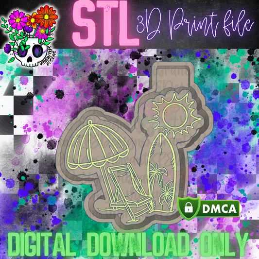 Relaxing Beach Mold Maker STL File